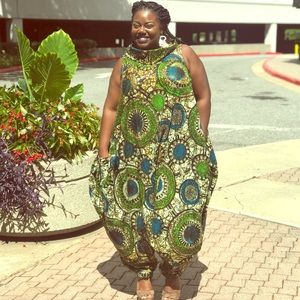 One piece Queen African Jumpsuit